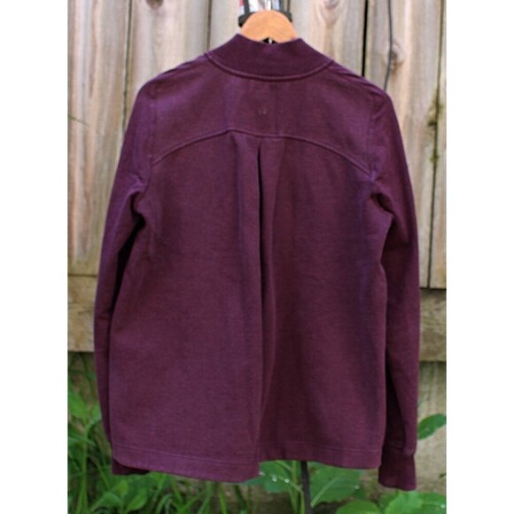 Lululemon - Pleat to Street Bomber in Heathered Bordeaux - Stretch Terry, 6 - Picture 2 of 13